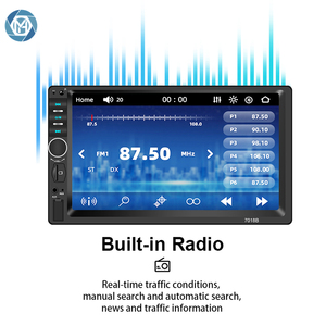 Máy Phát DVD Xe Hơi Đa Năng 7 Inch <span class=keywords><strong>2</strong></span> <span class=keywords><strong>Din</strong></span> Camera Dự Phòng Máy Nghe Nhạc MP3/MP4 Thiết Bị Đầu Đa Phương Tiện Radio Xe Hơi Âm Thanh Nổi 7018 - Product Image 5