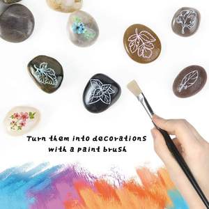 20-40MM pietre <span class=keywords><strong>di</strong></span> colore misto lucido naturale, piccole pietre Decorative <span class=keywords><strong>di</strong></span> roccia del <span class=keywords><strong>fiume</strong></span> - Product Image 6