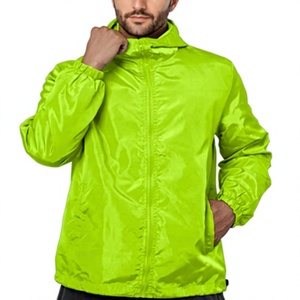 Chaquetas Cortavientos Ligeras con Capucha y Cremallera para Hombre, Venta al Por Mayor Directa de Fábrica, OEM, para Senderismo, Ciclismo, Ropa Deportiva, Otoño e Invierno - Product Image 5