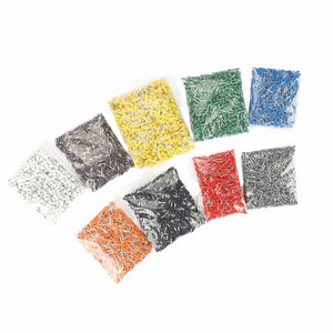 Ve1008 폐쇄 엔드 전기 1mm 와이어 부팅 레이스 페룰 커넥터 튜브 터미널 - Product Image 1