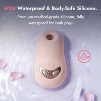 Vollständig Abgedeckter Silikon-Vibrator IPX6 Klitoris-Sauger KI-Begleiter Speziell für Frauen Entwickelt USB-Aufladbar 10 Geschwindigkeiten