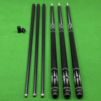 Tongkat Biliar Anti-Selip 1/2 Split Stainless Steel Laris Manis, 58 Inch, Ujung 11.5mm untuk Klub Biliar