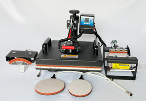 5-in-1 Multifunctional Digital Flatbed Heat Press Machine 29*38cm Semi-Automatic for Mug and T-shirt Transfer HY-5 in 1 T-shirt - Product Image 4