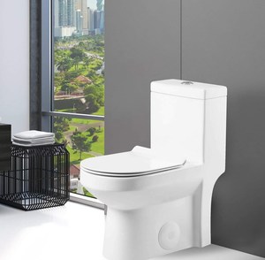 <span class=keywords><strong>Bolina</strong></span>-tazón de cerámica para el baño, accesorio sifón de doble descarga, de una pieza, venta al por mayor de fábrica - Product Image 6