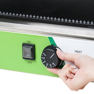 <span class=keywords><strong>Grill</strong></span> à <span class=keywords><strong>panini</strong></span> professionnel Deep <span class=keywords><strong>Grill</strong></span> Mark All-Groove 2400W, presse à sandwich PG-812 - Product Image 4