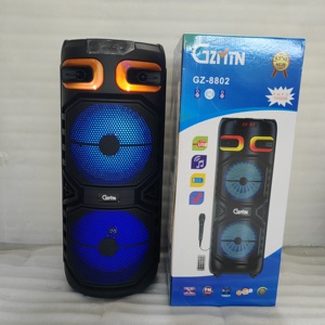 <span class=keywords><strong>Altavoz</strong></span> Karaoke Bluetooth <span class=keywords><strong>con</strong></span> Micrófono Inalámbrico, Bajos Potentes, Luces Coloridas, Sonido Nítido y Alto, <span class=keywords><strong>Altavoz</strong></span> Dual de 8 Pulgadas <span class=keywords><strong>con</strong></span> Micrófono y Bluetooth - Product Image 4