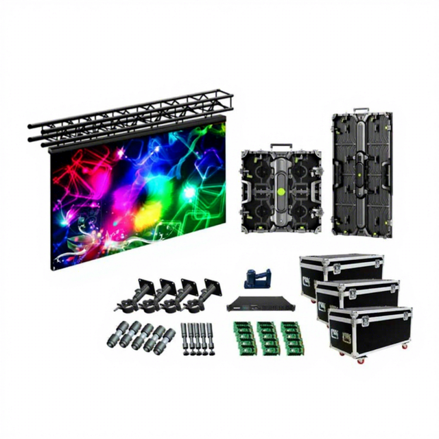 Outdoor/Indoor Giant Stage Background LED Video Wall Display 120 Inch 4K High Refresh Rate IP67 P3.91 SDK OEM 5 Year Warranty