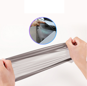 0.3x15 मीटर टीपू ब्लैक कार हेडलाइट टिंट फिल्म रोल सेल्फ-उपचार लैंप प्रोटेक्शन पीफ विनाइल लपेटें - Product Image 2