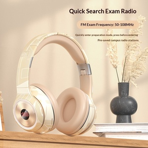 Over-Ear Headset with FM Radio, Dual Band AB Channel Earphone for CET4 CET6 Listening Exams - Product Image 5