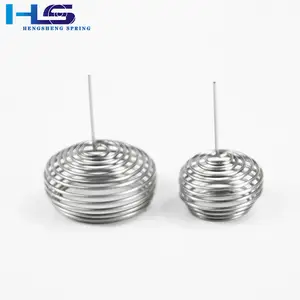 HengSheng OEM Fertilizer Bowl Garden Fertilizer Holder Custom Metal Spring Manure Container Fertilizer Ball Holder Spring