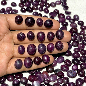 Wholesale Natural <b>Ruby</b> Cabochon Loose Round Oval Shape Gemstone for Jewelry Making - Product Image 1