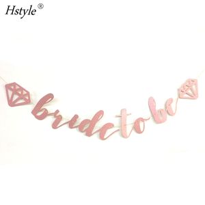 <span class=keywords><strong>Miss</strong></span> to Mrs Banner Premium Gold Glitter Papier cartonné Texte plus grand pour une meilleure visibilité Décor parfait pour la douche nuptiale S553 - Product Image 2