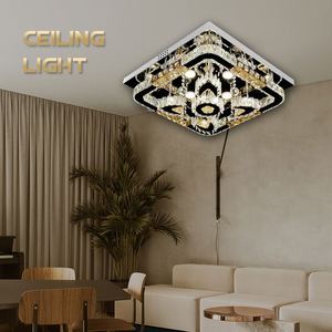 Vente flash : Plafonnier encastré moderne en cristal LED du Sri Lanka pour <span class=keywords><strong>plafond</strong></span> haut, lampes en cristal fixes - Product Image 6