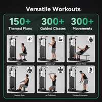 Estación de Entrenamiento de Fuerza FRS Smart Home Gym, Máquina de Cable con Pantalla Táctil de 32 Pulgadas, Resistencia de 120 kg, Fitness