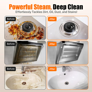 1500W 140 ° Nettoyeur Vapeur C OEM 230V Sans Produits Chimiques, Nettoyeur Vapeur Portable pour Maison, <span class=keywords><strong>Cuisine</strong></span>, Salle de Bain, Voiture, Prise EU - Product Image 4