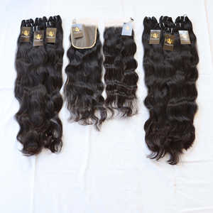 Mèches brésiliennes naturelles en vison 100% naturel, cheveux non traités, frisés, bouclés, 13x6, avec Lace Closure Hd, 11a - Product Image 1