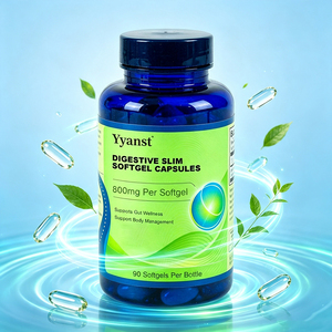 Cápsulas de Gel Suave para el Cuidado Digestivo 800mg 90 Unidades Suplemento Dietético Promueve el Bienestar Intestinal Sin Gluten Bajo en Azúcar Vegano Apoyo para el Cuerpo - Product Image 6