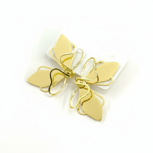 Orecchini a forma di animale alla moda da donna gioielli in zircone smeraldo con diamanti placcati oro - Product Image 2