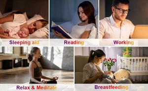 BT Speaker Night Light <strong>with</strong> Alarm Clock Speaker Wireless Charger Blue-tooth <strong>Led</strong> <strong>Lamp</strong> - Product Image 5