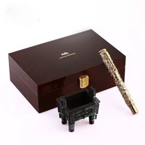 <span class=keywords><strong>Jinhao</strong></span> exquisito estilo chino clásico tallado diseño caligrafía pluma-Colección de negocios pluma de firma-oficina y uso de regalo - Product Image 3