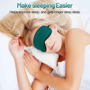 Masque de sommeil en satin de soie personnalisé avec logo, sangle réglable, masque de nuit pour femmes et hommes, durable, pour les voyages, cadeau pour les demoiselles d'honneur - Product Image 4