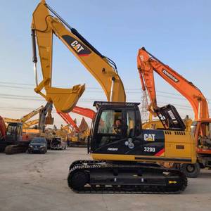 Excavatrice sur chenilles d'occasion CAT 320D, 20 tonnes, pour terrains d'excavation moyens, bon prix, excavatrice Caterpillar du Japon pour la ferme - Product Image 3