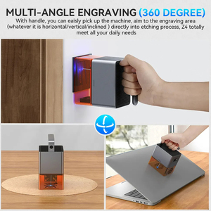 Wainlux Z4 mini xách tay Laser Engraver cầm tay Home đánh dấu máy cho kim loại/không-kim loại - Product Image 3