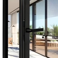 Fenêtre à battant en aluminium sur mesure avec cadre et vitrage pour appartement, villa, cuisine