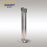 Traust empilable en forme de U file d'attente gestionnaire de ligne Base corde poste foule contrôle pôle support barrière Stanchion