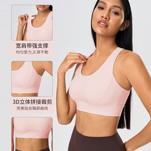 Vente en gros Hauts courts de gymnastique à boucle réglable à impact élevé pour femme Haut de sport à dos <span class=keywords><strong>ouvert</strong></span> Soutien-gorge de fitness - Product Image 5