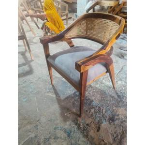 Designers Brown Wood <b>Velvet</b> Cafe <b>Chairs</b> for Home Office Living Room Bar Apartment-Beautiful Collection Wholesale for School - Product Image 1