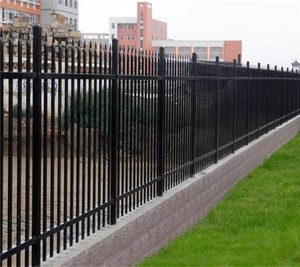 Panneaux de clôture en acier de sécurité noirs de 2,4 m de long et 1,8 m de haut, pour jardin extérieur, galvanisés, en <span class=keywords><strong>fer</strong></span> <span class=keywords><strong>forgé</strong></span>, modélisation 3D, imperméables - Product Image 6