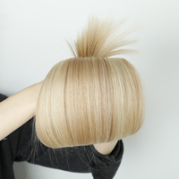 Extension de cheveux brésiliens naturels remy sans couture pour femme blanche