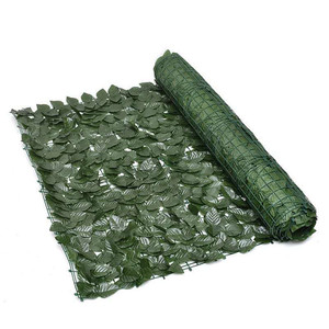 E07444 Atacado Falso Cerca Planta Verde Subiu Guirlanda de Hera <span class=keywords><strong>Artificial</strong></span> da folha de Plátano Planta Cerca para Jardim Parque Do Hotel Casamento Decoração - Product Image 1