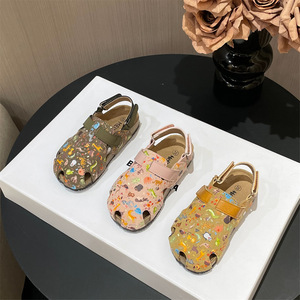 HIPPO KIDS Sandalias para niños Retro Zapatos de suela blanda para exteriores Estampado de <span class=keywords><strong>dibujos</strong></span> animados Niñas Zapatos de playa Zapatos casuales de verano - Product Image 2