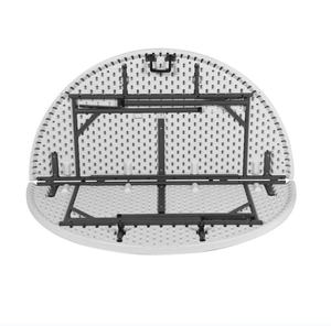 <span class=keywords><strong>Mesas</strong></span> <span class=keywords><strong>de</strong></span> banquete <span class=keywords><strong>plegables</strong></span> <span class=keywords><strong>de</strong></span> plástico <span class=keywords><strong>de</strong></span> círculo redondo barato <span class=keywords><strong>de</strong></span> alquiler <span class=keywords><strong>de</strong></span> 5 pies para fiesta <span class=keywords><strong>de</strong></span> Evento <span class=keywords><strong>de</strong></span> boda - Product Image 2