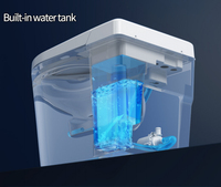 WC intelligent simple, cuvette de toilette intelligente avec réservoir intégré, WC électrique automatique, Inodoro intelligent pour salle de bain