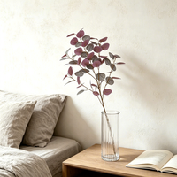 Fleurs décoratives, couronnes et plantes directement de l'usine, branches d'eucalyptus artificielles, branches d'arbres artificielles, décoration pour événements et mariages