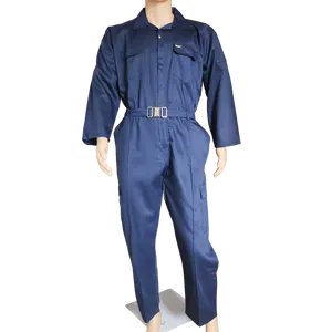 FLYTON Sécurité De Protection Des Hommes Construction Vêtements De Travail Salopette Fabricant FT-SA14 Foncé Bleu D