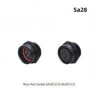 Connecteur de câble WEIPU en métal IP67 SA28, prix de gros, fonction push-pull, 2P 4P 3P 12P, bornes à contacts en cuivre pour alimentation 16P