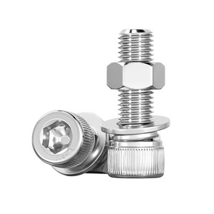 304 Stainless Steel Hex Socket Head Screws Nuts Set M14 M16 M20 M24 Grade 10.9 12.9 DIN 912 <b>Fastener</b> Connection - Product Image 1