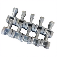 Chaîne à mailles actives, haute résistance à la traction, pour transmission d'engrenages d'extraction de scories de chaudière, dimensions universelles