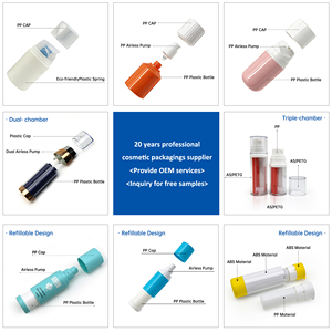 Eco-Friendly 50ml 100ml PP PCR Airless Pump Sprayer Bottle for Face <strong>Cream</strong> Lotion Cosmetic Foundation with <strong>Window</strong> - Product Image 4