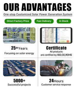 Kit Sistema di Energia <span class=keywords><strong>Solare</strong></span> Ibrido 10KW, Set Completo con MPPT 6 kW, Garanzia 5 Anni - Product Image 3