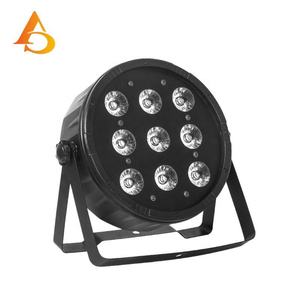 Precio al por Mayor, 9 Piezas de Luces LED Par Can para Escenario, RGBW 4 en 1, DMX, para Bodas, DJ, Club - Product Image 3