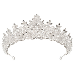 Tocado de Novia Barroco Elegante Europeo Americano <span class=keywords><strong>para</strong></span> Concurso de Belleza, Corona de Aniversario de Boda de Alta Calidad con Cristales de Zirconia - Product Image 2