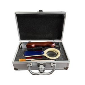 Testeur d'adhérence <span class=keywords><strong>de</strong></span> revêtement, couteau à grille 100 points, coupe-grille pour film <span class=keywords><strong>de</strong></span> peinture avec lames, emballage en boîte d'aluminium - Product Image 1