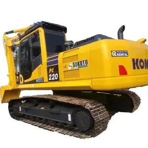 좋은 조건 komatsu 마당에 PC220 굴삭기를 사용 원래 중고 크롤러 굴착기 PC220 에 핫 세일