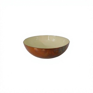 Cuenco de Metal personalizable de forma redonda con acabado antiguo de cobre, vajilla decorativa y vajilla - Product Image 1