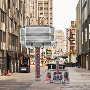 Kit d'<span class=keywords><strong>outils</strong></span> Marvel <span class=keywords><strong>Thor</strong></span> Hammer, boîte <span class=keywords><strong>à</strong></span> <span class=keywords><strong>outils</strong></span> multifonctionnelle pour la réparation <span class=keywords><strong>à</strong></span> domicile et en atelier, alimentée <span class=keywords><strong>à</strong></span> la main, personnalisable, prise en charge OEM - Product Image 2